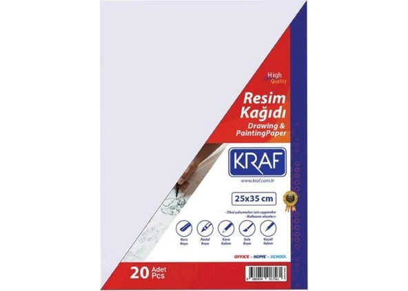 Kraf Resim Kağıdı 25 X 35 Cm 20 Sayfa ürün görseli 1
