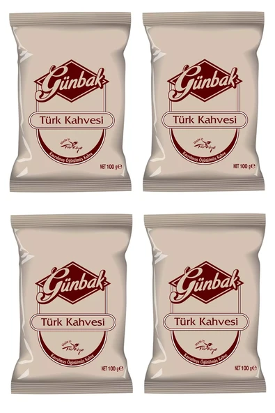 Günbak Türk Kahvesi 100 gr x 4 Adet ürün görseli 1