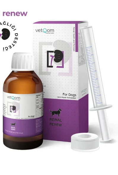 Vetqom Renal Renew Köpek Böbrek Şurubu 120 ml - İştah Açıcı ve Güçlendirici ürün görseli 1