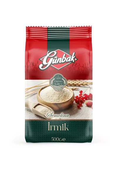 Günbak İrmik Vakumlu Paket 500 Gr ürün görseli 1