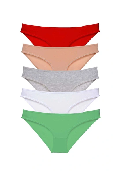 5 adet Süper Eko Set Likralı Kadın Slip Külot 524 ürün görseli 1