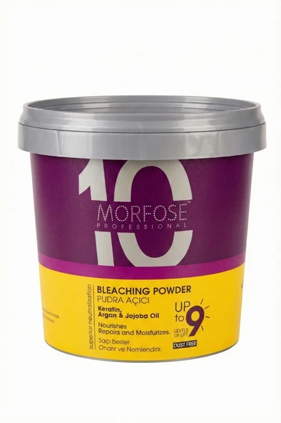 Morfose 9+ Tona Kadar Keratin Argan Jojoba Yağlı Mavi Pudra Toz Açıcı 600 Gr ürün görseli 1