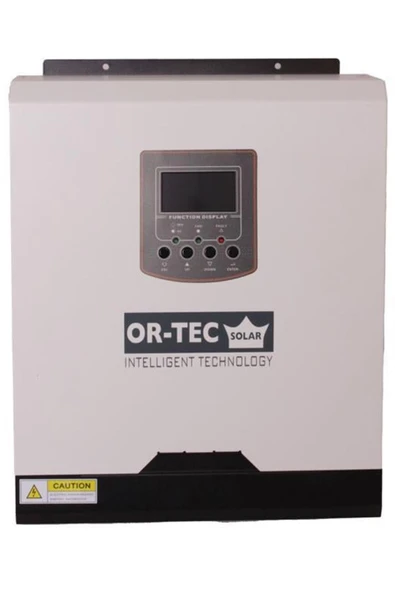 Ortec Solar 24V 3KW/3000VA MPPT Tam Sinüs Akıllı İnverter ürün görseli 1