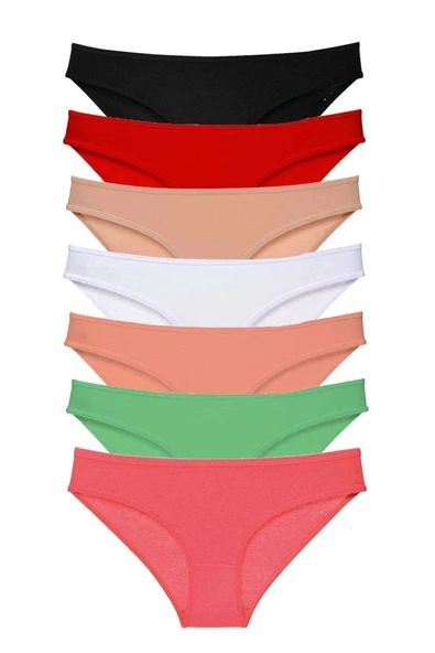 7 adet Süper Eko Set Likralı Kadın Slip Külot Set 5 ürün görseli 1
