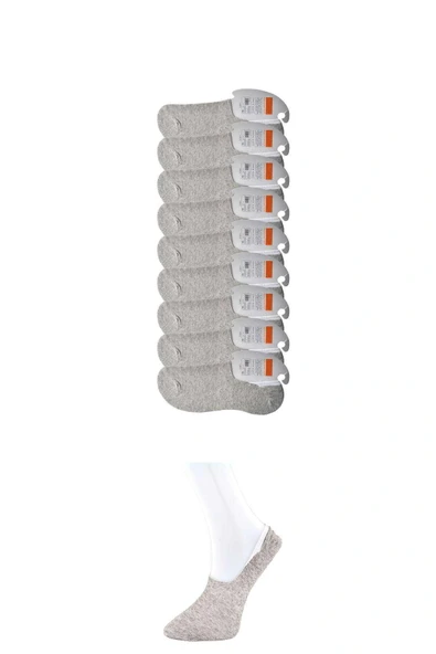 Gri Erkek Babet Çorap 9 çift ürün görseli 1