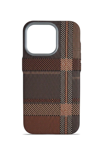 Aether Carbon iPhone 15 Pro Max MagSafe Karbon Kılıf Copper Craft - Resim 4