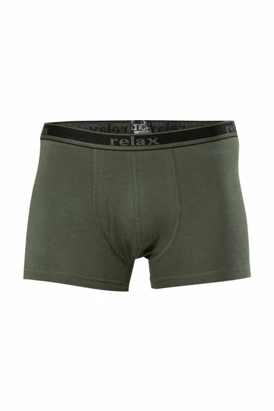 Relax Pamuklu Esnek Erkek Boxer Haki - 1268A ürün görseli 1