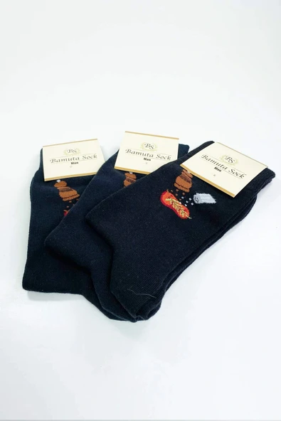 3 Çift Kadın Erkek Unisex Kalın Uzun Çorap ürün görseli 1