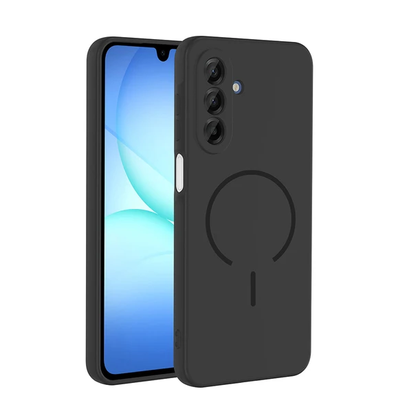Samsung Galaxy A16 Kılıf Meta Lansman Magsafe Kamera Korumalı içi Kadife Yumuşak Renkli Süet Silikon ürün görseli 1