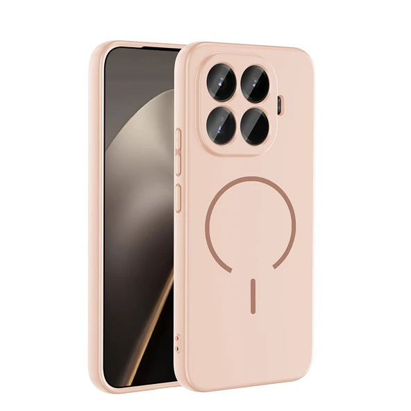 Xiaomi 15T Pro Kılıf Meta Lansman M-Safe Kamera Korumalı içi Kadife Yumuşak Renkli Süet Silikon ürün görseli 1