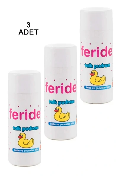 Feride Serpme Talk Pudrası 75 Gr. 3 Adet ürün görseli 1