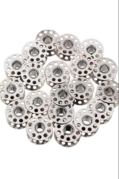 10 Adet Ev Tipi Dikiş Makine Masurası (metal) ürün görseli 1