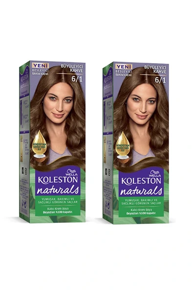 Naturals Saç Boyası Büyüleyici Kahve 6/1 2x Paket ürün görseli 1
