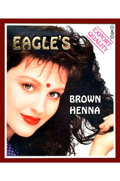 Eagle's Orijinal Hint Kınası Saç Boyası Kahverengi - Brown Henna ürün görseli 1
