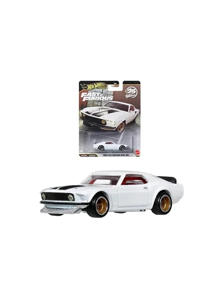 Hot Wheels Premium Series 25.yıl Özel Fast & Furious 1969 Ford Mustang Boss 302 HNW46 - JHW72-LA10 ürün görseli 1