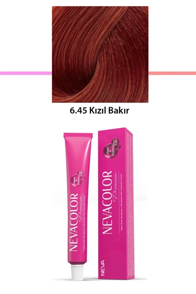 Premium 6.45 Kızıl Bakır - Kalıcı Krem Saç Boyası 50 g Tüp ürün görseli 1