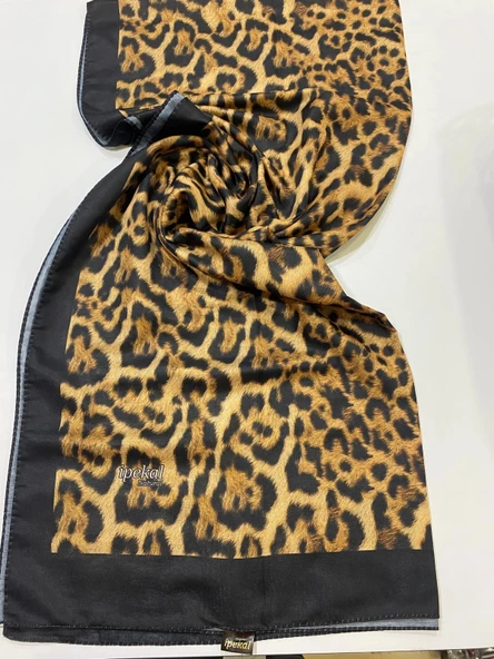 İPEKAL NATURAL LEOPAR DESEN SOFT ŞAL 2 - Resim 2