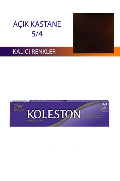 Single Tüp Boya Saç Boyası Açık Kestane 5/4 ürün görseli 1