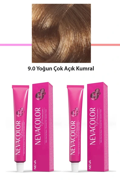 2 li Set Premium 9.0 Yoğun Çok Açık Kumral - Kalıcı Krem Saç Boyası 2 X 50 g Tüp ürün görseli 1