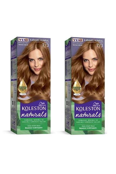 Naturals Saç Boyası Karamel Kumral 7/3 2x Paket ürün görseli 1