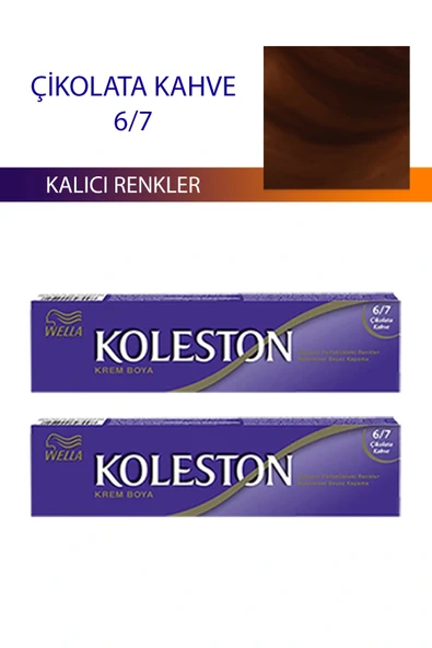2 Adet Single Tüp Boya Saç Boyası Çikolata Kahve 6/7 ürün görseli 1