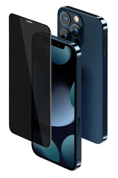 Iphone 13 Pro Max Uyumlu Hayalet Ekran Gizli Tam Kaplayan Kırılmaz Cam Seramik Ekran Koruyucu Film ürün görseli 1