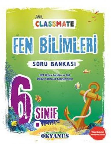Okyanus 6.Sınıf Classmate Fen Bilimleri Soru Bankası. ürün görseli 1