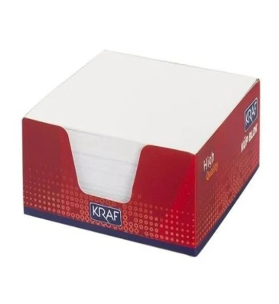 Kraf Küp Blok 8X8Cm Beyaz Not Kağıdı - 2 adet ürün görseli 1
