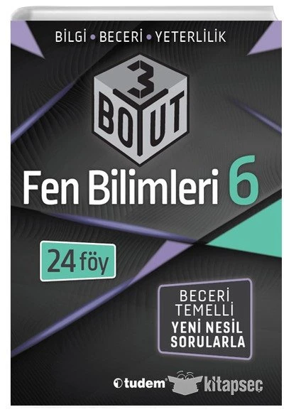 TUDEM 6.SINIF FEN BİLİMLERİ 3 BOYUT ürün görseli 1