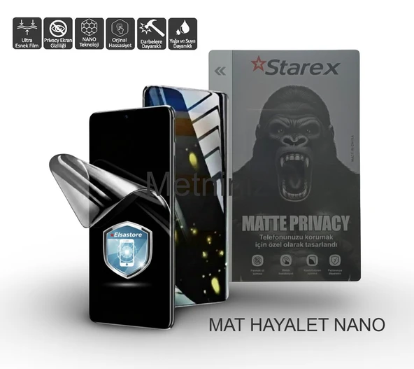 Motorola EDGE 40 NEO Uyumlu Nano Ekran Koruyucu Ultra İnce MAT HAYALET - STAREX ürün görseli 1