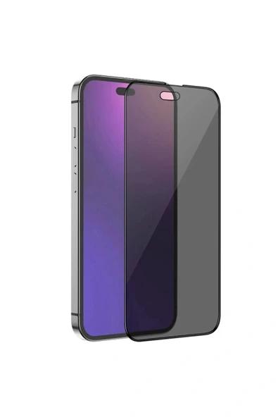 Iphone 14 Pro Uyumlu Hayalet Ekran Gizli Tam Kaplayan Kırılmaz Cam Seramik Ekran Koruyucu Film ürün görseli 1