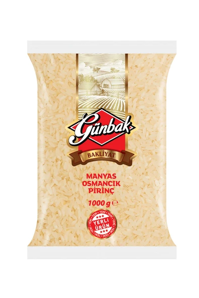 Günbak Manyas Osmancık Pirinç 1 Kg ürün görseli 1