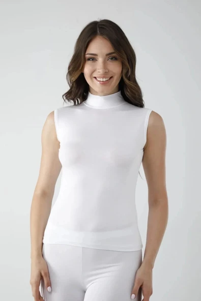Vivaldi Kadın Beyaz Sıfır Kol Balıkçı Body 350 ürün görseli 1