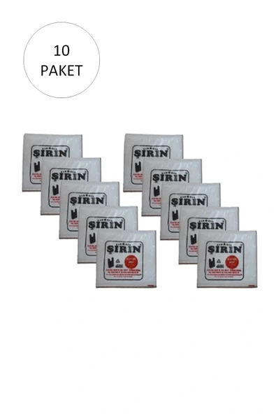 Beyaz Kalın Atlet Poşet Büyük Boy 30x57 Cm 1 Kg 10 Paket (Takriben 450 Adet) ürün görseli 1