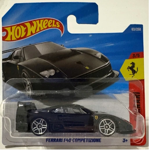 Hot Wheels Ferrari F40 SİYAH ( D case 2026 ) ürün görseli 1