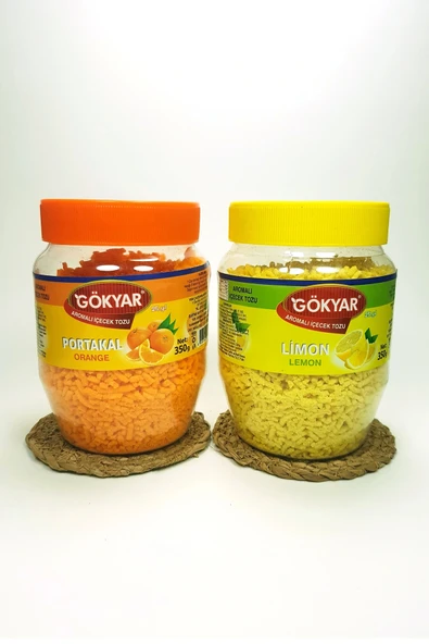 1 Adet Portakal + 1 Adet Limon Aromalı Toz Içecek Oralet 2x350 gr ürün görseli 1