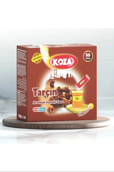 Koza Tek İçimlik Tarçın Aromalı Toz İçecek 50'li ürün görseli 1