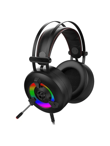 Rampage Miracle-X2 Plus Siyah Rgb Led 7.1 Surround Sound System Gaming Mikrofonlu Oyuncu Kulaklığı ürün görseli 1