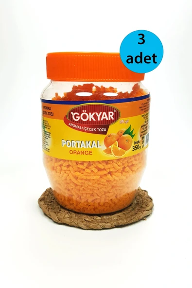 3 Adet Portakal Aromalı Toz Içecek Oralet 3x350 gr ürün görseli 1