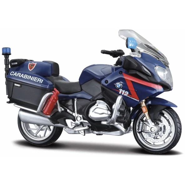 Maisto BMW R 1200 RT Model Motosiklet 1/18 Carabinieri ürün görseli 1