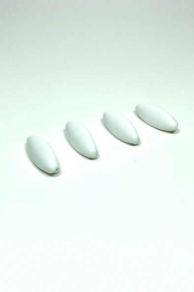 4 Adet Plastik Çengelli Eşarp Ve Şal İğnesi Beyaz 4 cm ürün görseli 1