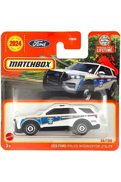 Matchbox 1:64 Tekli Arabalar 2023 Ford Police Interceptor Utility HVN42 ürün görseli 1