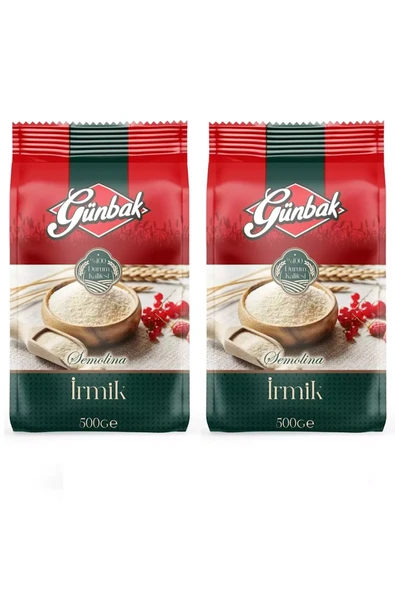 Günbak İrmik Vakumlu Paket 500 Gr x 2 Adet ürün görseli 1