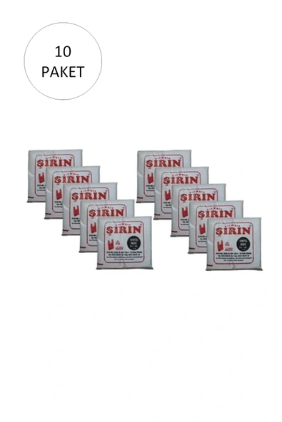 Beyaz Kalın Atlet Poşet Orta Boy 28x50 Cm 1 Kg 10 Paket (Takriben 750 Adet) ürün görseli 1