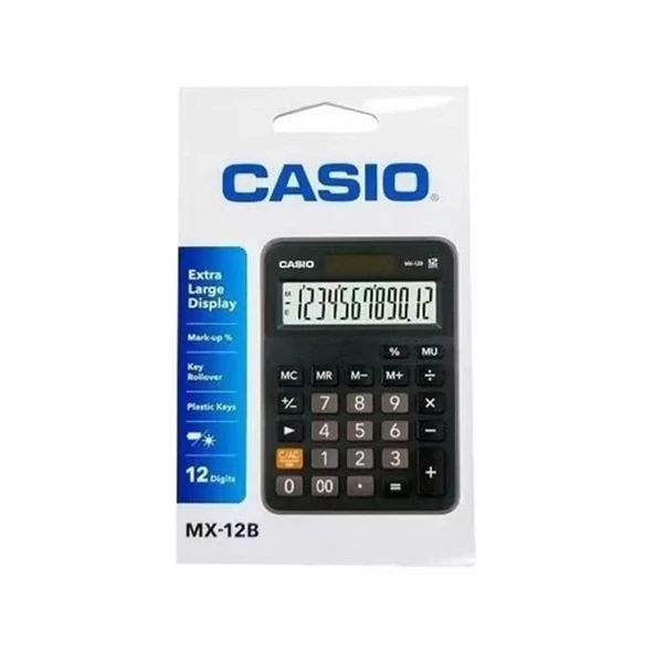 Casio Hesap Makinesi MX-12B - Resim 3