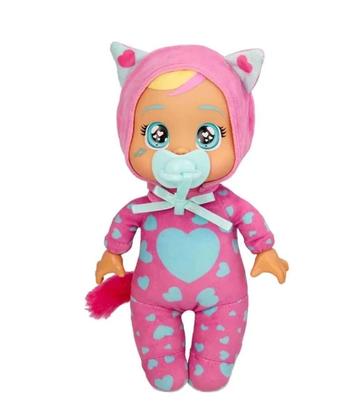 Cry Babies Ağlayan Yumuş Bebekler-Mor Tulumlu Millie ürün görseli 1