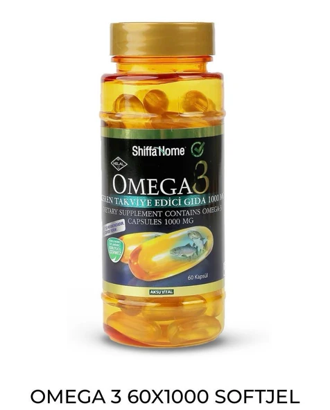 Shıffa Home Omega 3 1000 Mg 60 Softjel ürün görseli 1