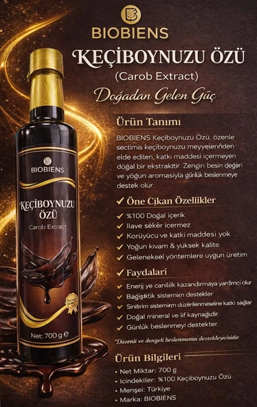 Bıobıens Keçiboynuzu Özü 700 Gr ürün görseli 1