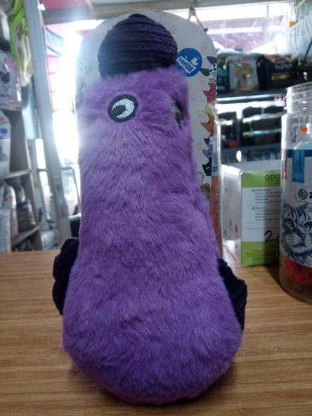CATNİPLİ SESLİ PELÜŞ KEDİ OYUNCAK  20 CM ürün görseli 1