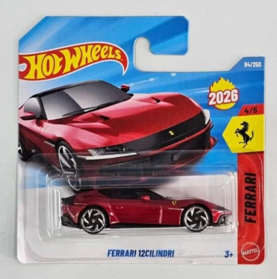 HOT WHEELS Ferrari 12Cilindri D case 2026 pazarlık için yazma ürün görseli 1